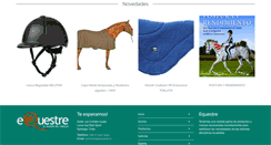 Desktop Screenshot of equestre.cl