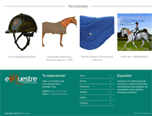 Tablet Screenshot of equestre.cl